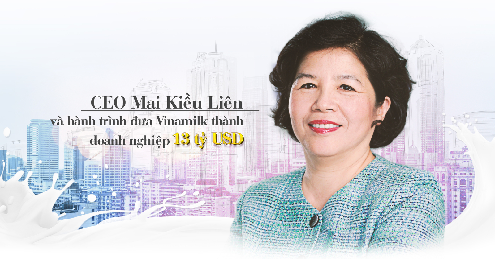 Bà Mai Kiều Liên - Top 50 nữ doanh nhân châu Á quyền lực nhất